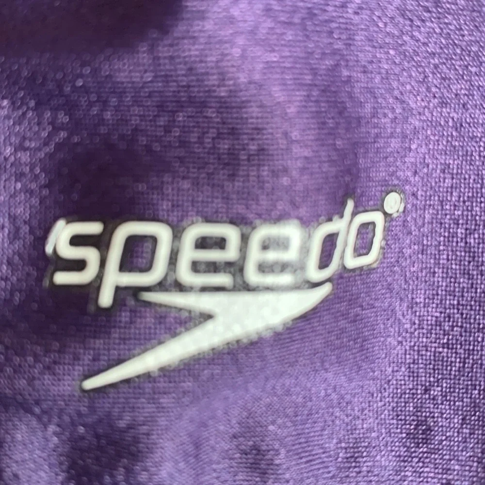 Speedo Swimsuit, Size 10, Dark Purple